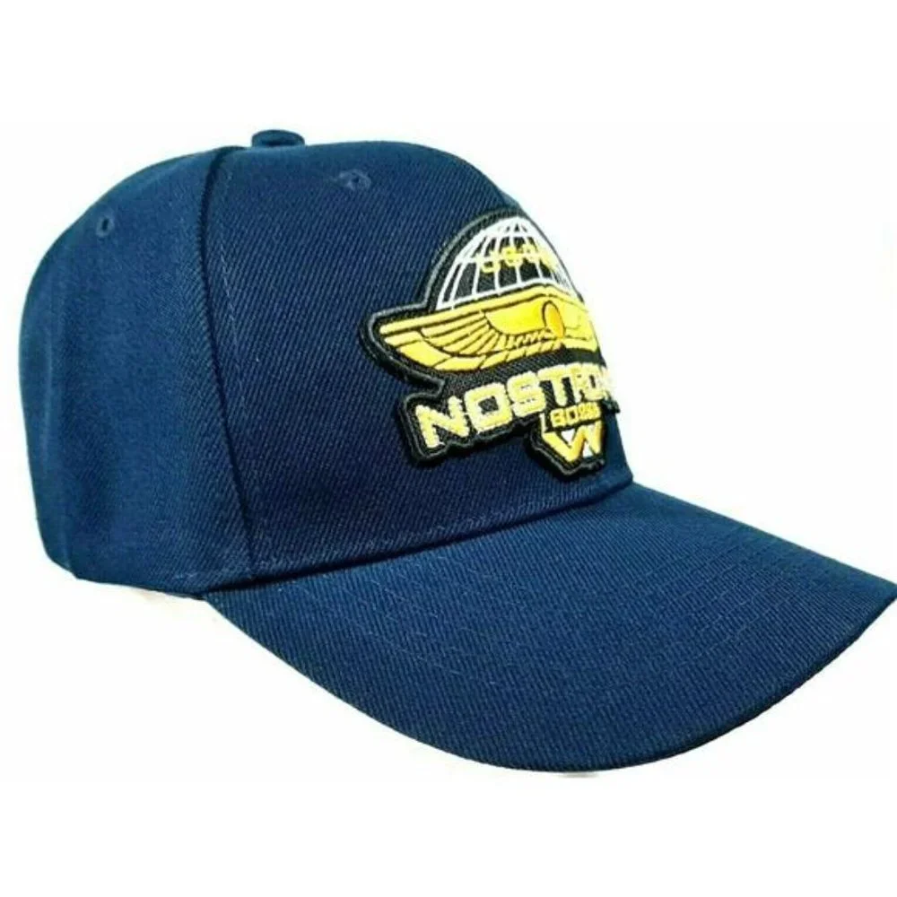 Alien Movie Fans 90s Retro Vintage USCSS Nostromo Baseball Hat Dad Navy Blue Cap - Picture 3 of 8